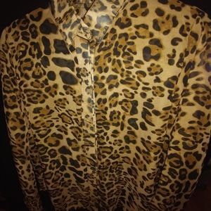 Long sleeves chiffon shirt